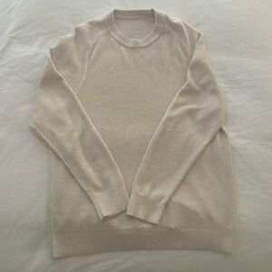 Textured Knit Crewneck Sweater